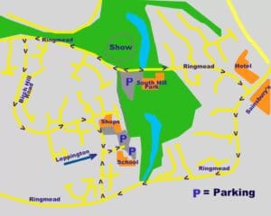 Map paws in the park Bracknell